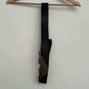 Giorgio Armani belt, dark brown leather